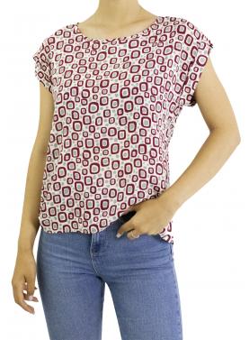 Blusa fantasia girocollo 